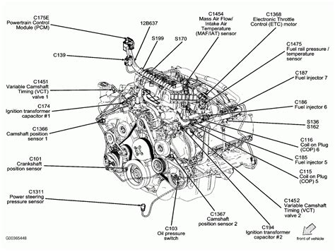 ford escape v6 engine diagram of 2010 